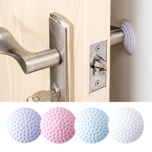 1PCS Wall Thickening Mute Door Stick Golf Styling Rubber Fender Handle Door Lock Protective Pad Protection Home Wall Stickers