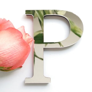 2019 new diy wall stickers 3d sticker acrylic decoration wedding gift love letters decorative Alphabet wall decor