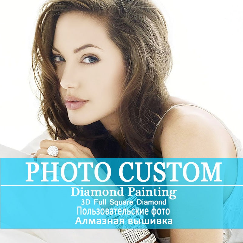 Photo Custom! Private custom! 5D DIY Diamond Painting! Make Your Own Diamond Painting Full Square Diamond Rhinestone Embroidery